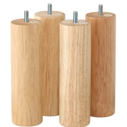 Outlet Muji Juego de patas de madera natural 20cm para cama de roble con plataforma
