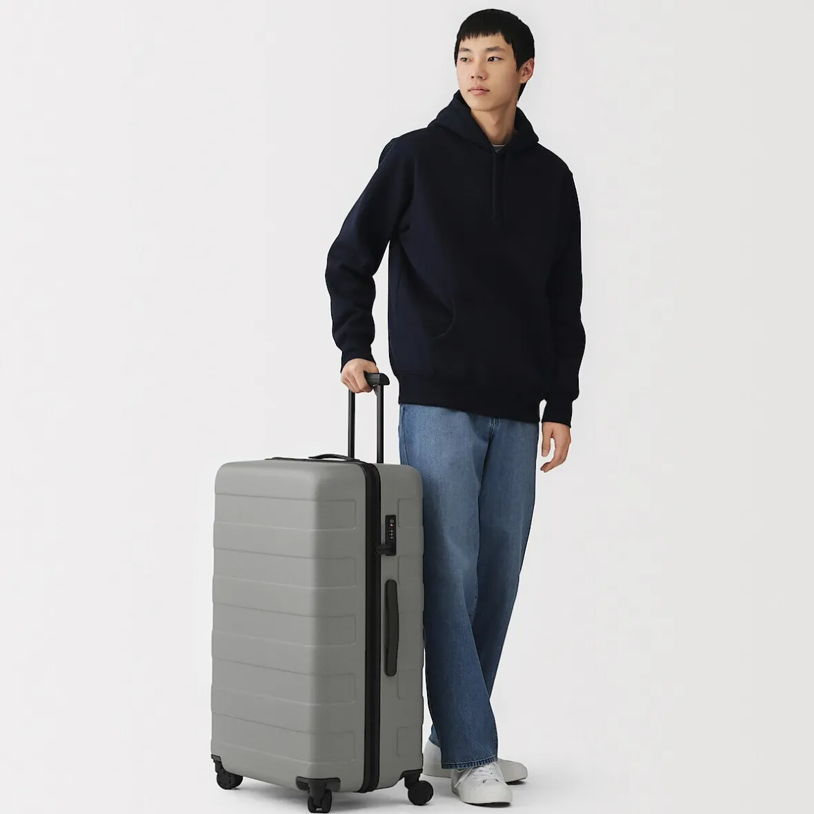 Clearance Muji Maleta Trolley Rígida 105L, Grande