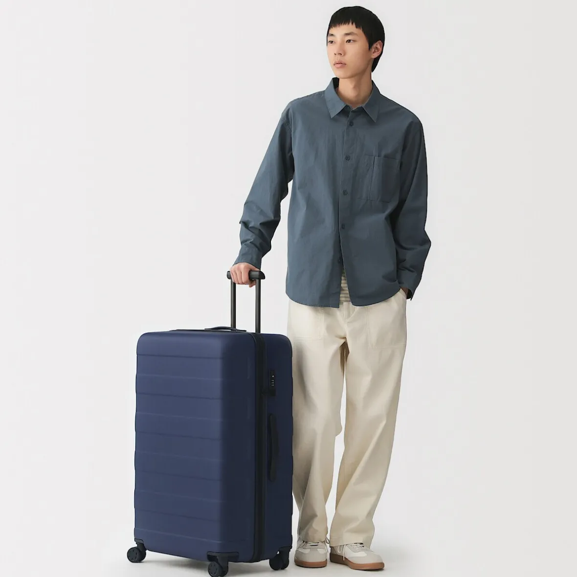 Clearance Muji Maleta Trolley Rígida 105L, Grande