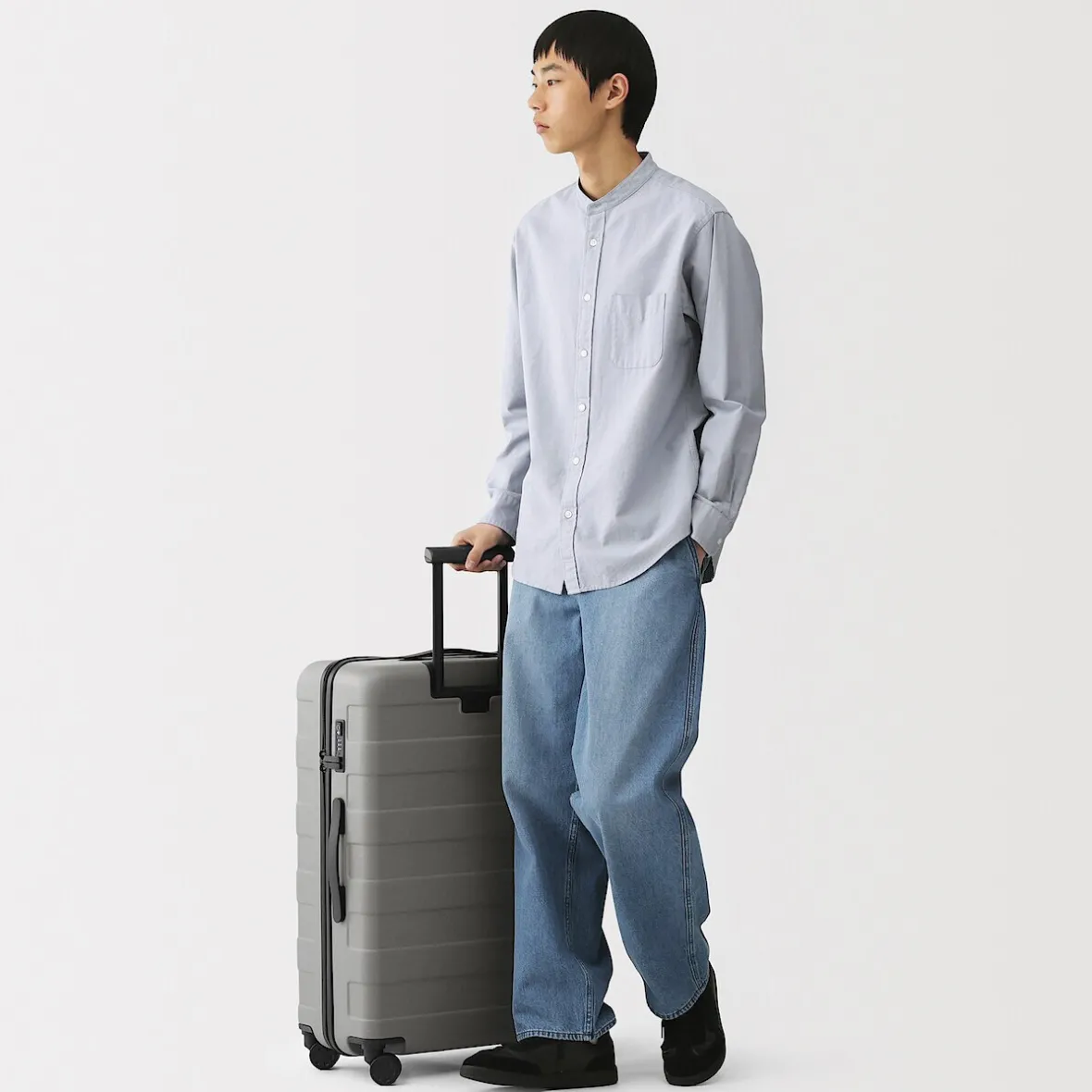 Clearance Muji Maleta Trolley Rígida 75L, Mediana