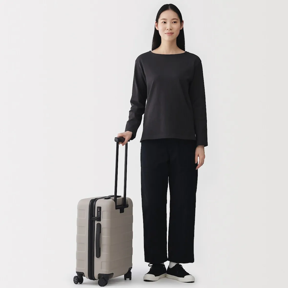 Clearance Muji Maleta Trolley Rígida 36L, Pequeña