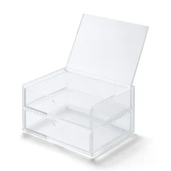 Muji Módulo Acrílico 2 Cajones con Tapa