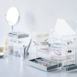 Muji Módulo Acrílico 2 Cajones con Tapa