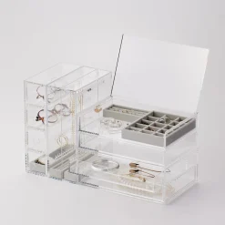 Hot Muji Módulo acrílico 2 cajones con tapa grande