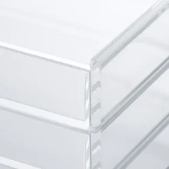 Online Muji Módulo acrílico apilable de 3 cajones, ancho