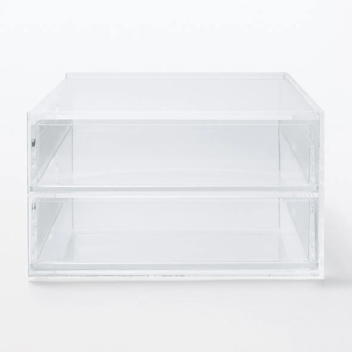 Clearance Muji Módulo acrílico de 2 cajones