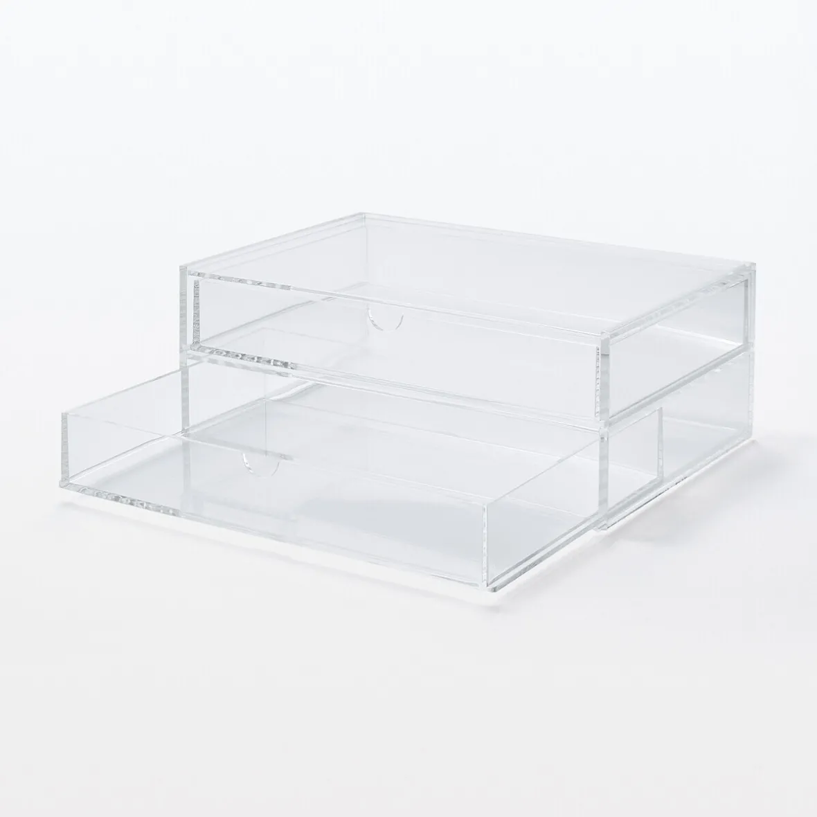 Clearance Muji Módulo acrílico de 2 cajones