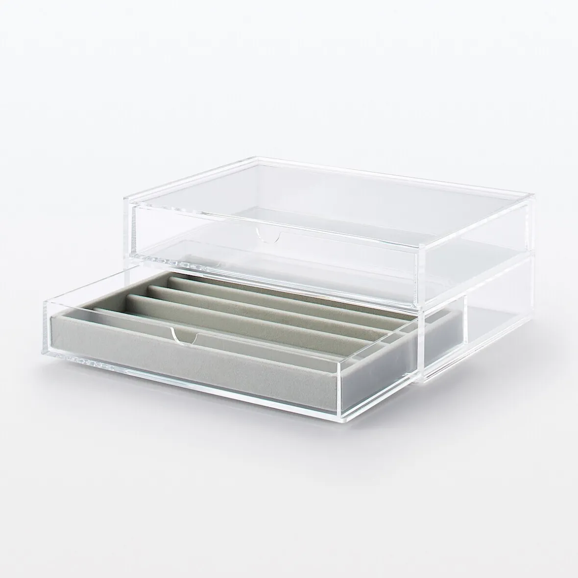 Clearance Muji Módulo acrílico de 2 cajones