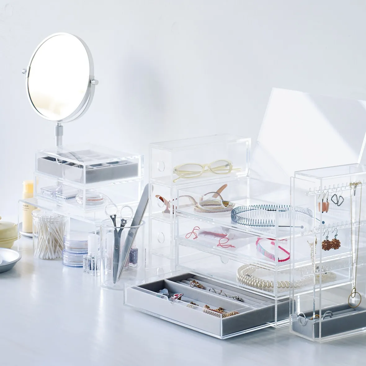 Clearance Muji Módulo acrílico de 2 cajones