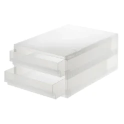Muji Módulo de 2 cajones de PP