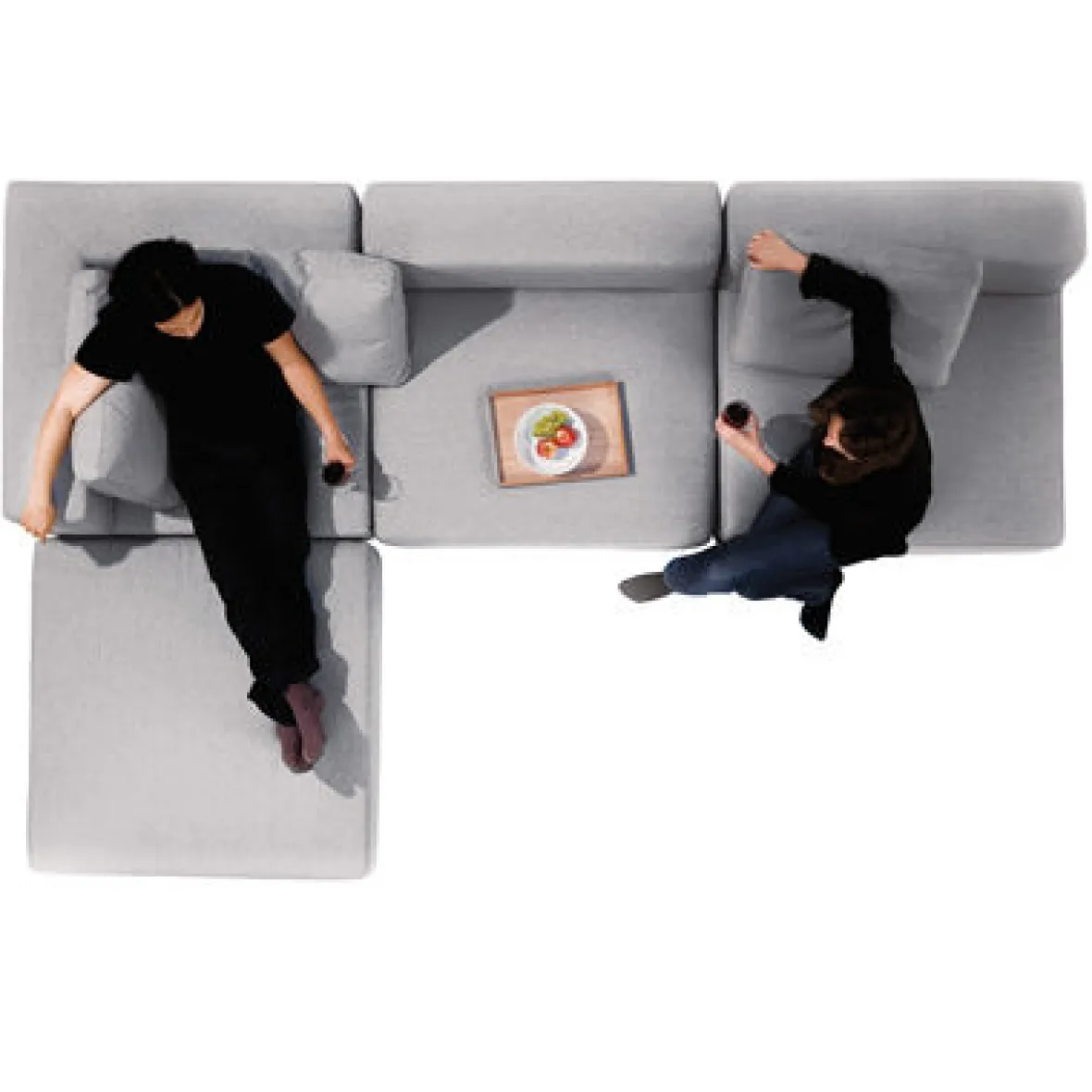 Hot Muji Módulo esquinero ‐ Sofá modular