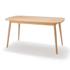 Muji Mesa con patas redondeadas de haya maciza ‐ Mediana