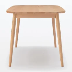 Muji Mesa con patas redondeadas de haya maciza ‐ Mediana
