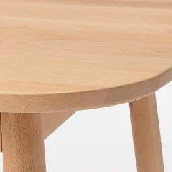 Muji Mesa con patas redondeadas de haya maciza ‐ Mediana