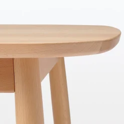 Discount Muji Mesa con patas redondeadas de haya maciza ‐ Grande
