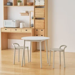 Clearance Muji Mesa de aluminio - Pequeña - Gris claro