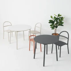 Muji Mesa de aluminio - Pequeña - Gris oscuro