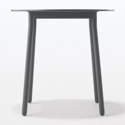 Muji Mesa de aluminio - Pequeña - Gris oscuro