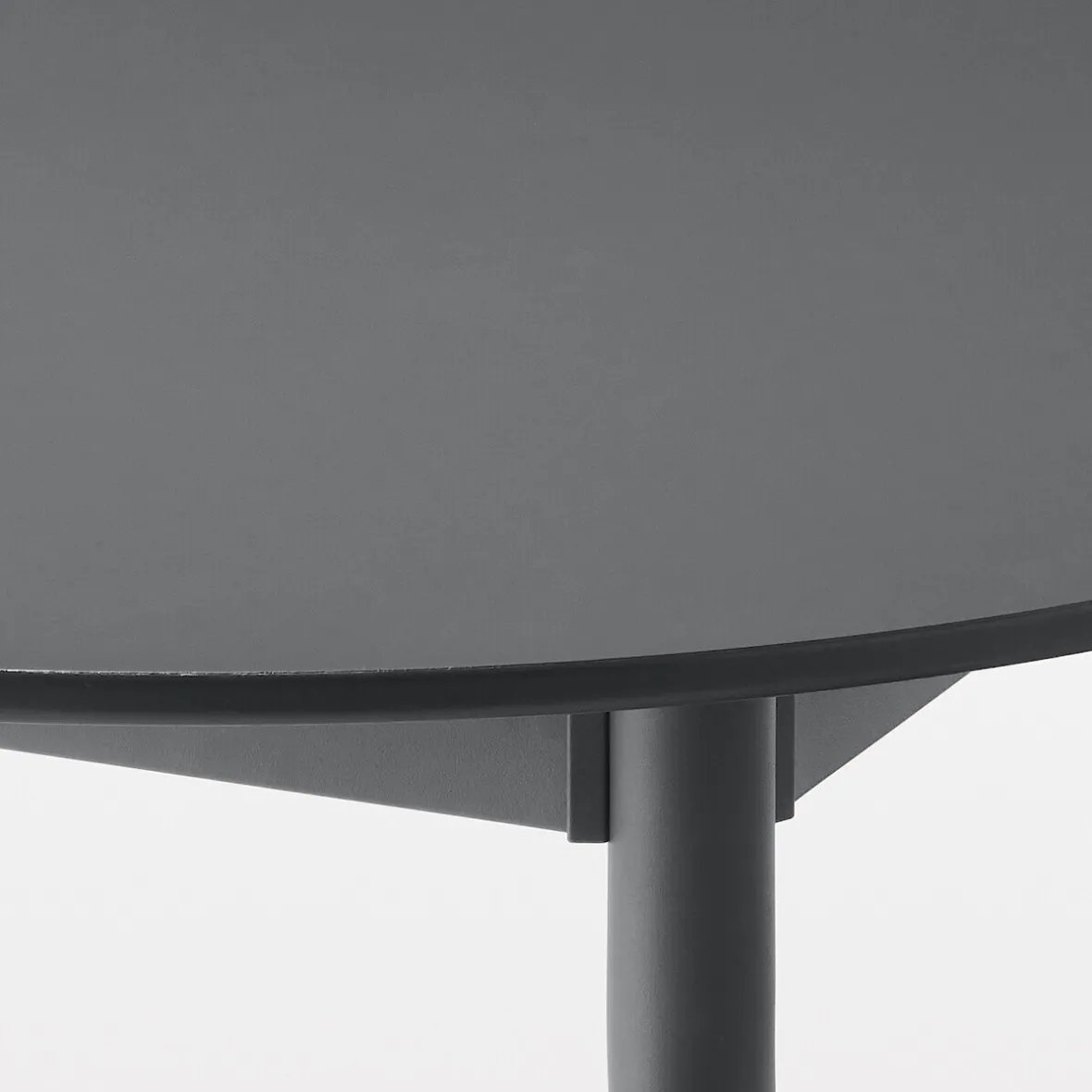 Muji Mesa de aluminio - Pequeña - Gris oscuro
