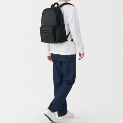 Discount Muji Mochila acolchada de nailon reciclado repelente al agua