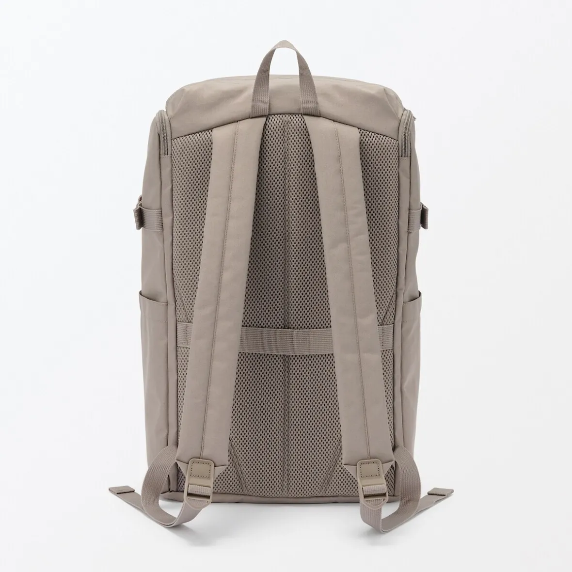 Hot Muji Mochila de cierre superior y poliéster reciclado repelente al agua