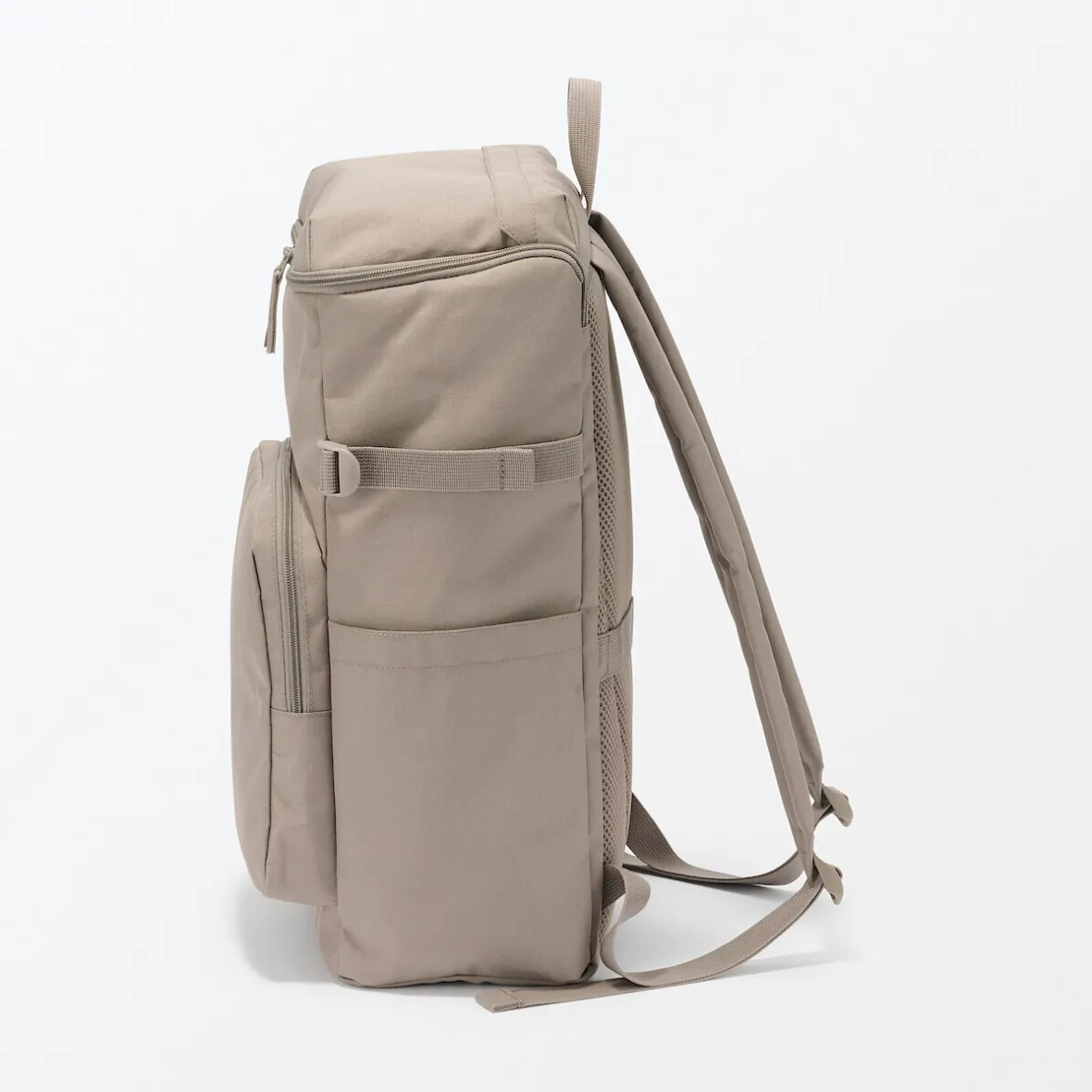 Hot Muji Mochila de cierre superior y poliéster reciclado repelente al agua