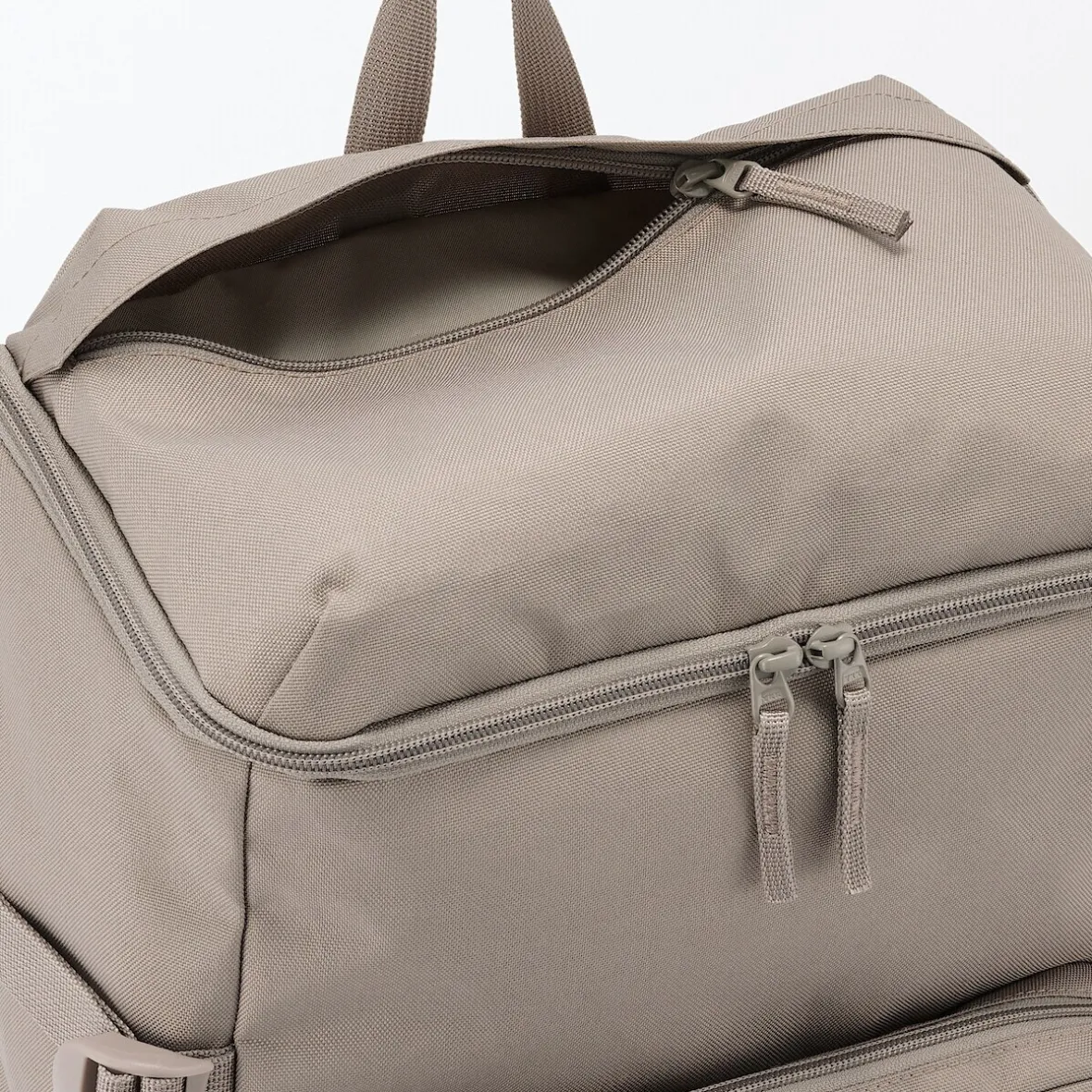 Hot Muji Mochila de cierre superior y poliéster reciclado repelente al agua