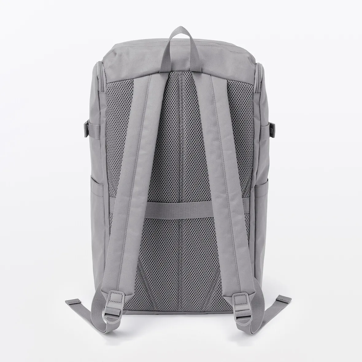 Hot Muji Mochila de cierre superior y poliéster reciclado repelente al agua