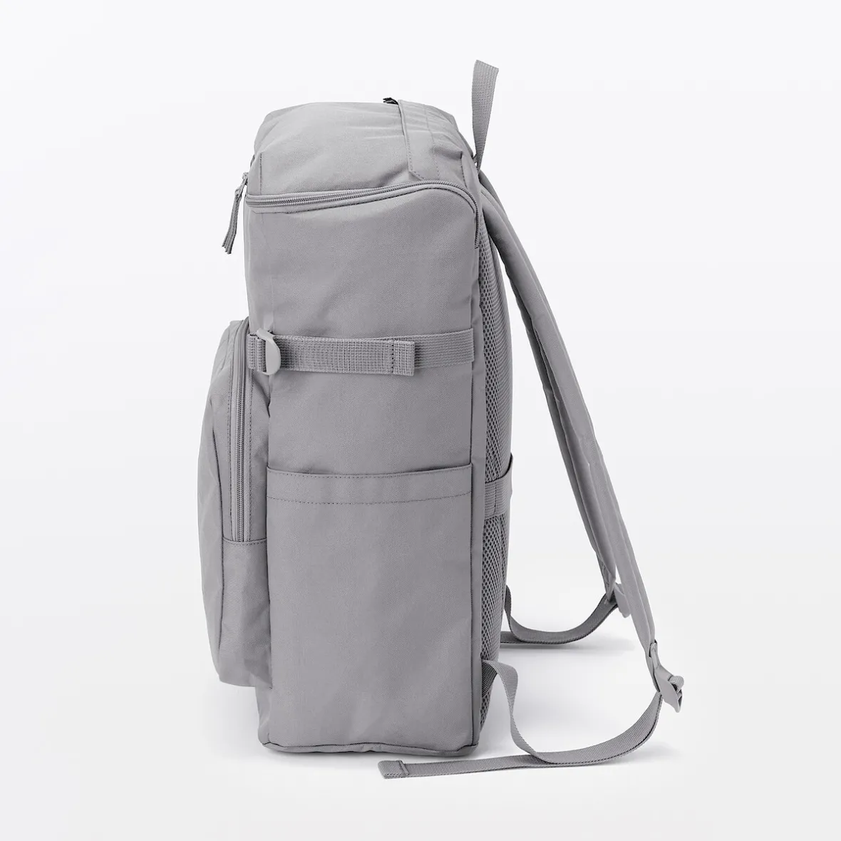 Hot Muji Mochila de cierre superior y poliéster reciclado repelente al agua