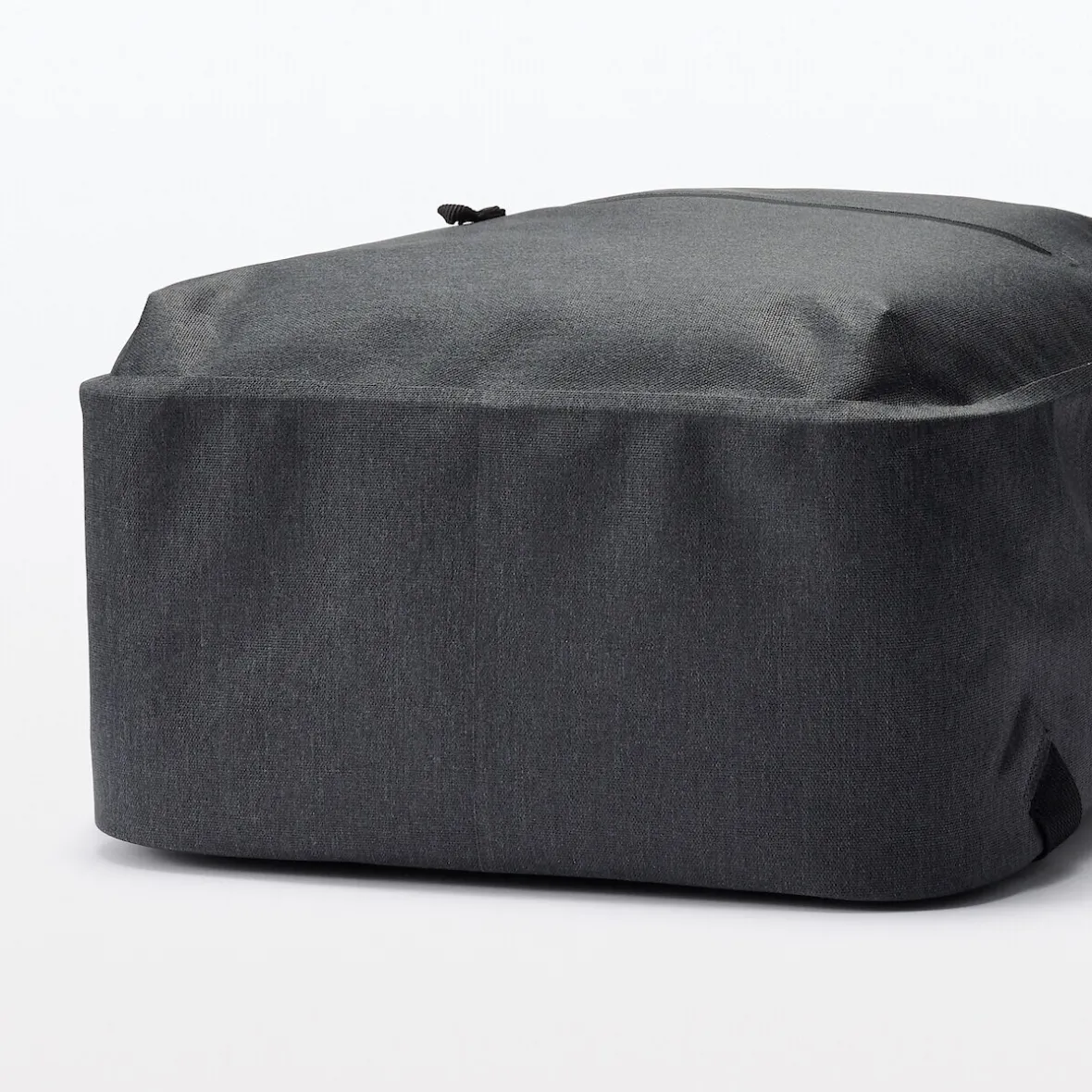 Clearance Muji Mochila impermeable de poliéster reciclado Gris Oscuro