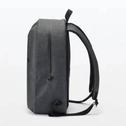 Clearance Muji Mochila impermeable de poliéster reciclado Gris Oscuro