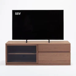 Hot Muji Mueble de televisión de nogal ‐ Grande