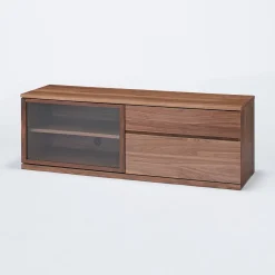 Hot Muji Mueble de televisión de nogal ‐ Grande