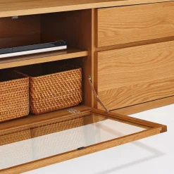 Hot Muji Mueble de televisión de nogal ‐ Grande