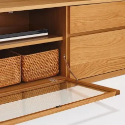 Hot Muji Mueble de televisión de roble ‐ Grande