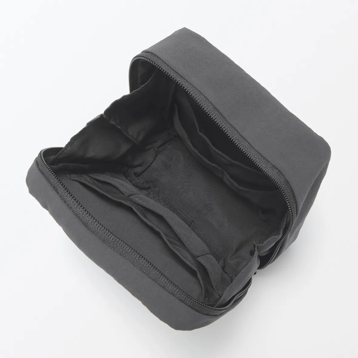 Hot Muji Neceser de maquillaje de nailon texturizado