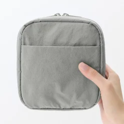 Hot Muji Neceser de maquillaje de nailon texturizado
