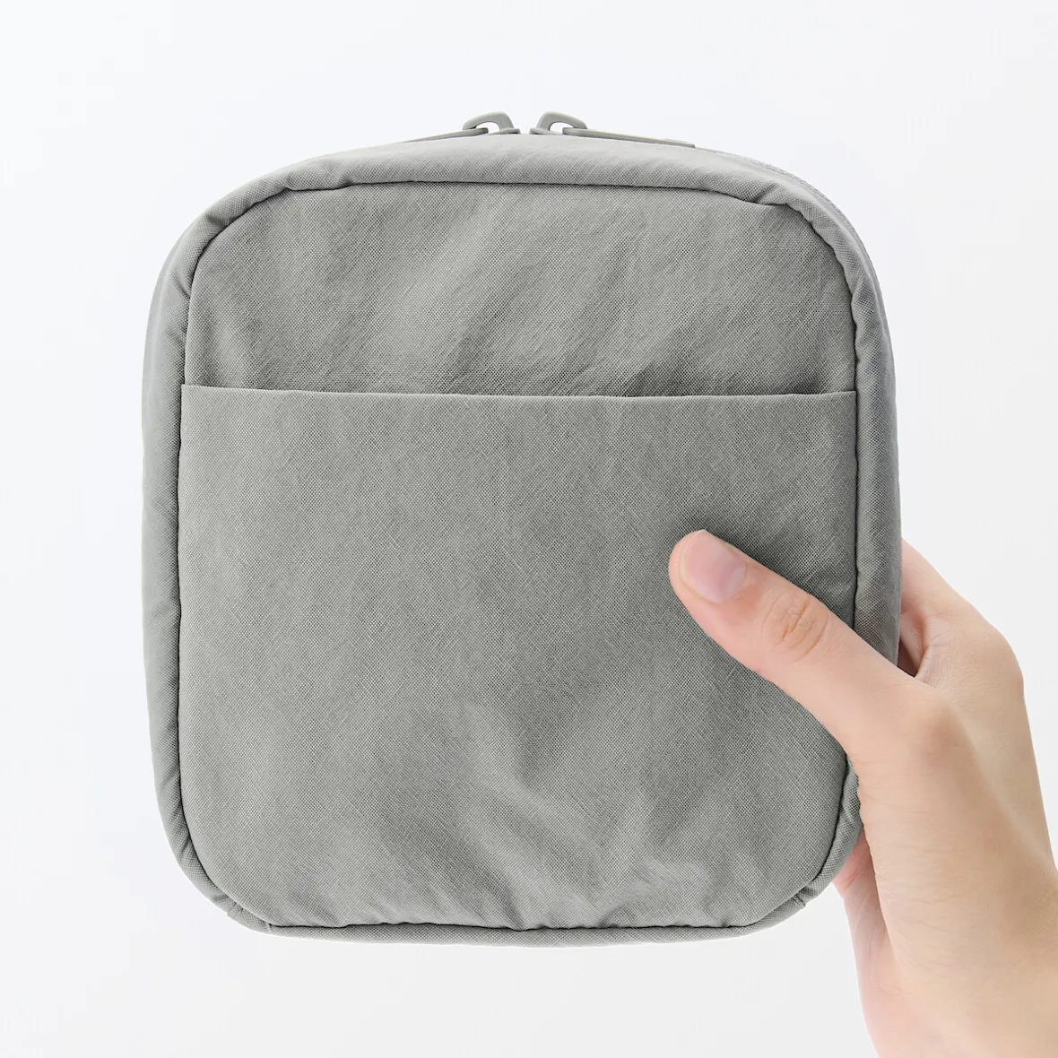Hot Muji Neceser de maquillaje de nailon texturizado
