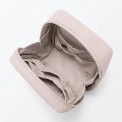 Hot Muji Neceser de maquillaje de nailon texturizado
