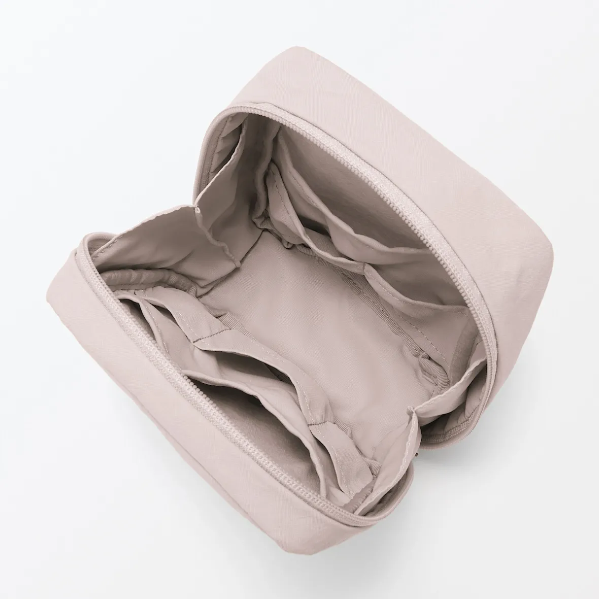 Hot Muji Neceser de maquillaje de nailon texturizado