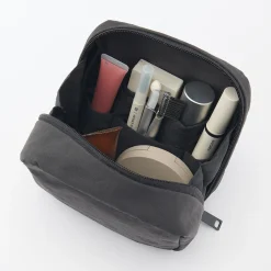 Hot Muji Neceser de maquillaje de nailon texturizado