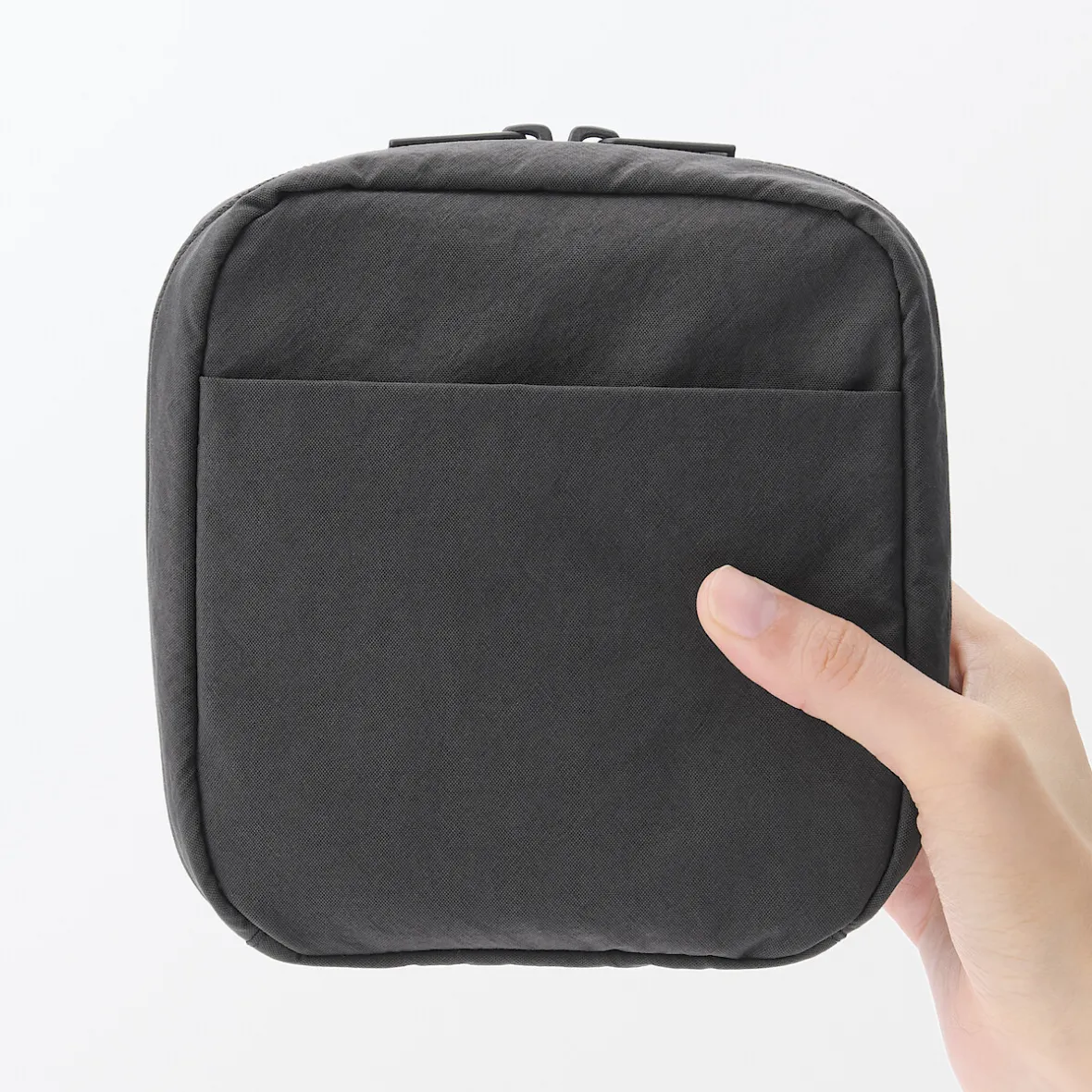 Hot Muji Neceser de maquillaje de nailon texturizado