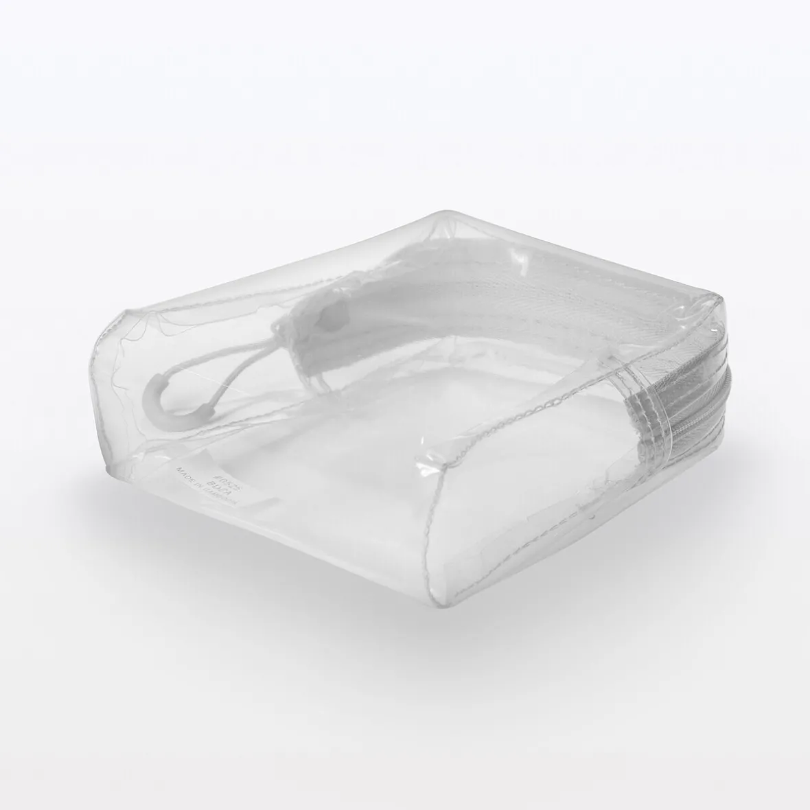 Hot Muji Neceser transparente ‐ Estuche de viaje 12 x 10 x 4 cm