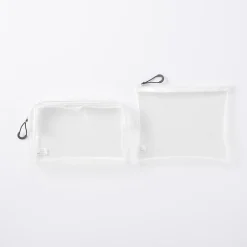 Clearance Muji Neceser transparente ‐ Estuche de viaje 12 x 18,5 x 4 cm