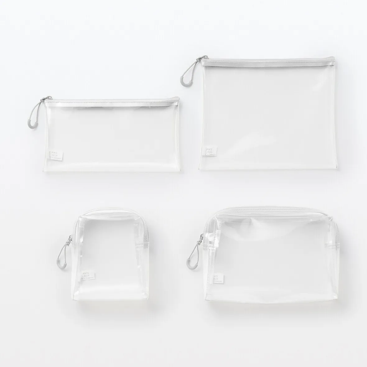 Clearance Muji Neceser transparente ‐ Estuche de viaje 12 x 18,5 x 4 cm