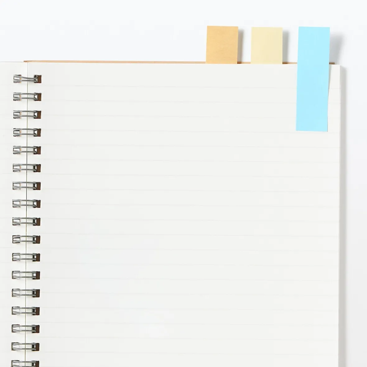 New Muji Notas adhesivas marcapáginas ‐ Lisas, paquete de 5