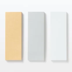 Best Muji Notas completamente adhesivas de papel kraft - Lisas, paquete de 2 Marrón Pálido