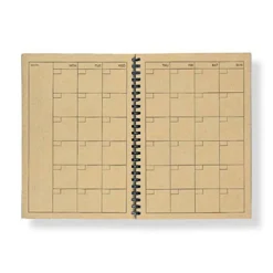 Clearance Muji Organizador mensual A5 kraft