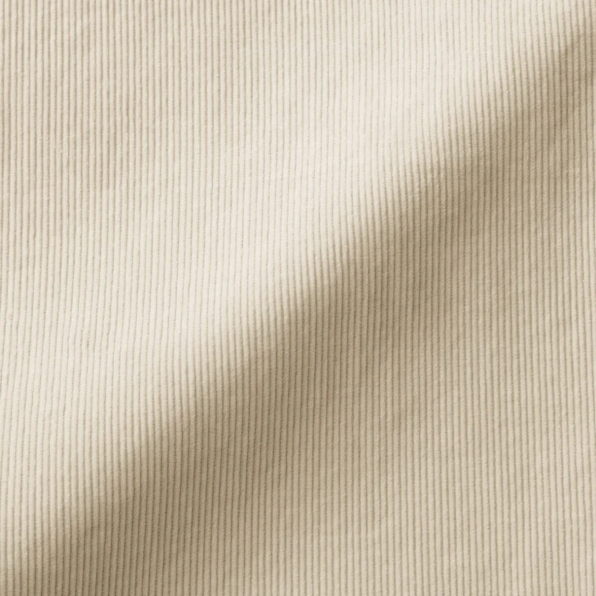 Outlet Muji Pantalón ancho plisado de pana en mezcla de kapok para mujer