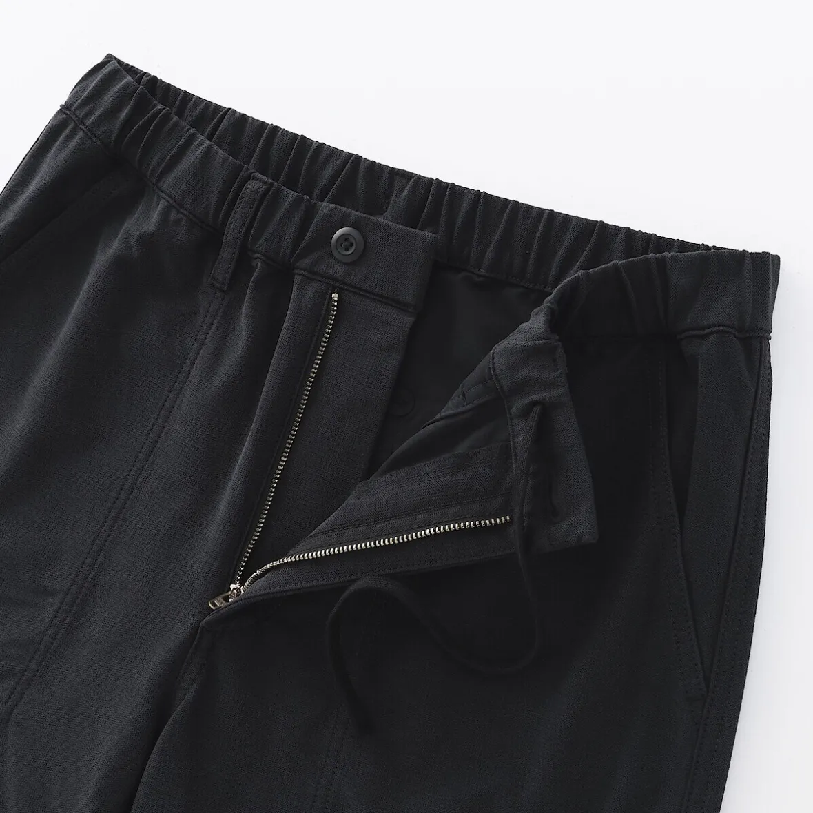 Clearance Muji Pantalón de cintura y tejido elástico bidireccional para hombre